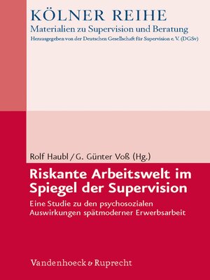 cover image of Riskante Arbeitswelt im Spiegel der Supervision